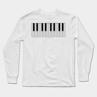 Piano Keys Long Sleeve T-Shirt